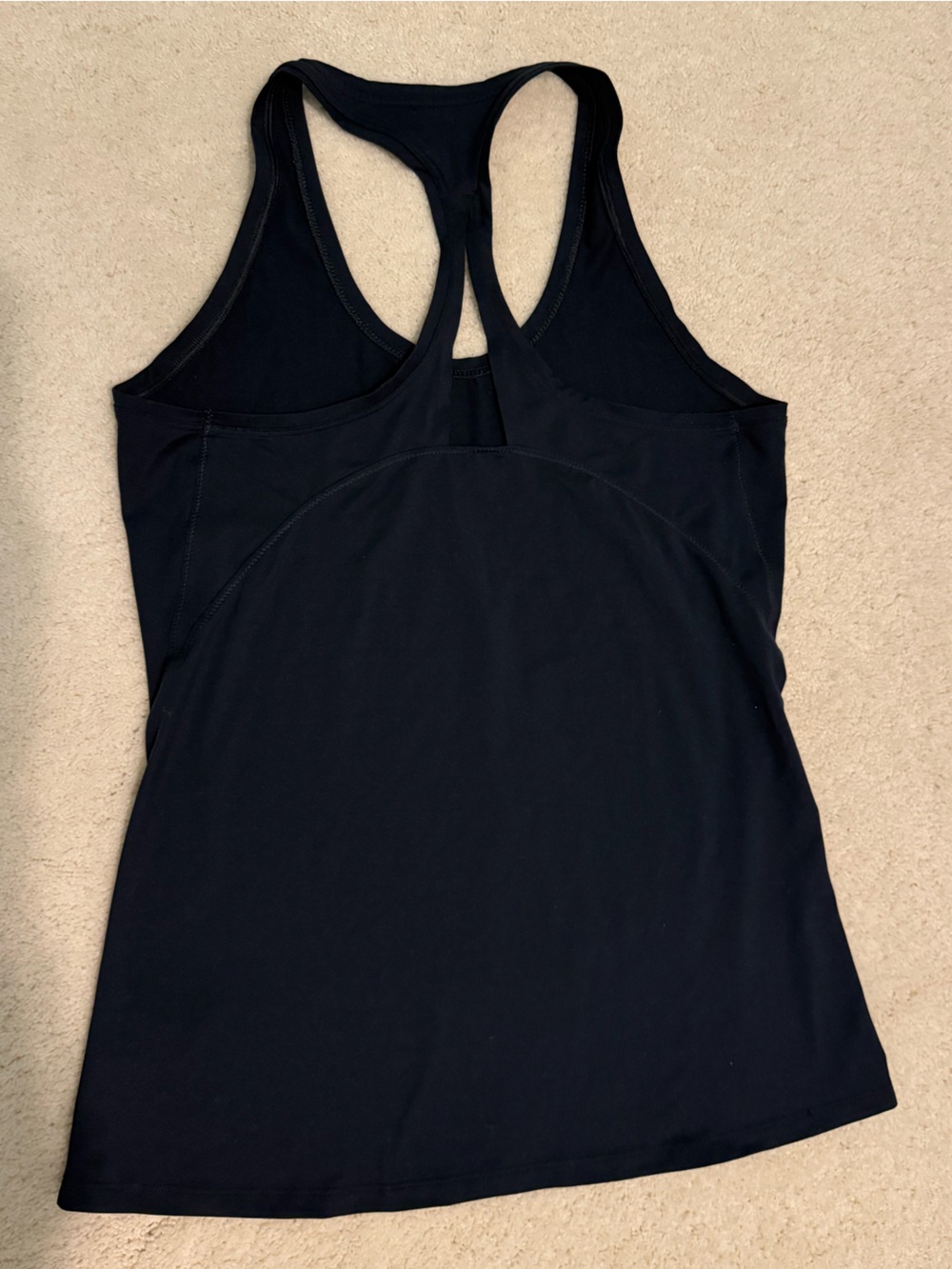 Athleta Navy Racerback Tank Top - Picture 3 of 3